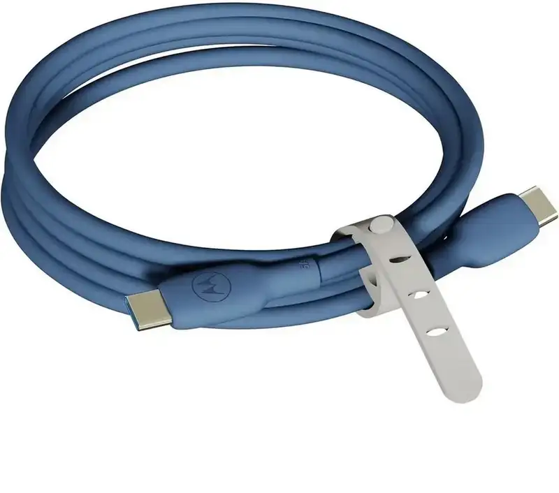 MOTOROLA Cable Silicone Type-C 5A 200cm Blue