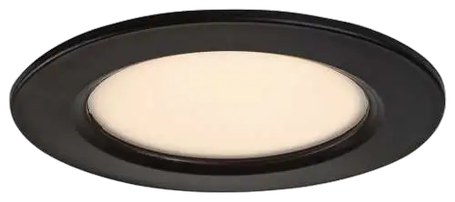 RABALUX Shaun2 plafonjera 3W 3000K crna okrugla