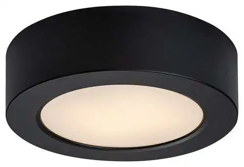 RABALUX Shaun2 plafonjera 7W 3000K crna okrugla