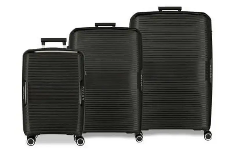 MOVOM INARI PP Set kofera 3 / 1 sa 4 tockica crna
