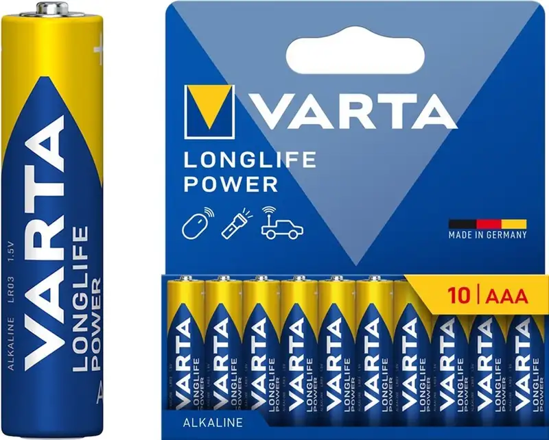 VARTA Longlife Power alkalna baterija LR03 10/1 N
