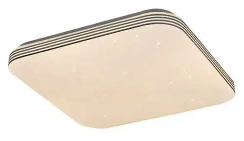RABALUX Oscar plafonjera kvadrat LED 36W 4000K 53cm silver zvezdana