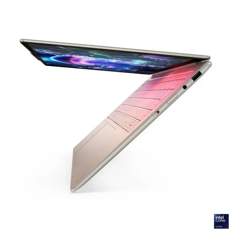 LENOVO Yoga Slim 7 14ILL10, 14.0" WUXGA, Intel Core Ultra 5 226V, 16GB, 512GB SSD, Win11Home Hub 4-in1, Seashell (83JX00DJYA+PWR-C)