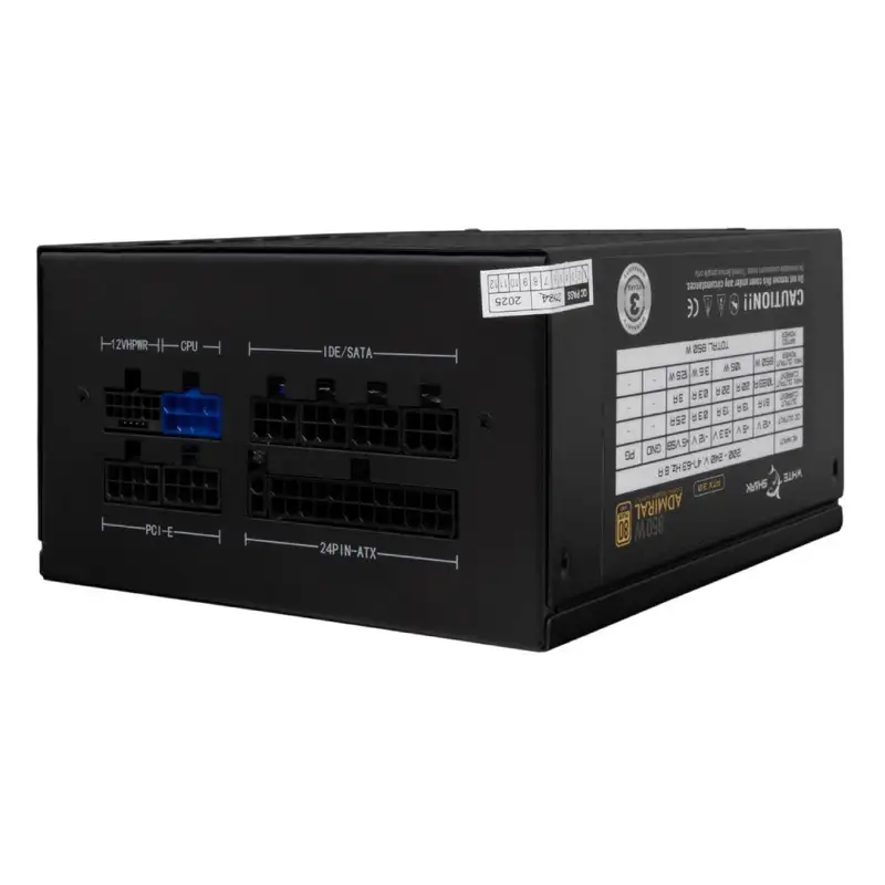 WHITE SHARK GPSU-850W ADMIRAL 850W 80+ GOLD Full Modular