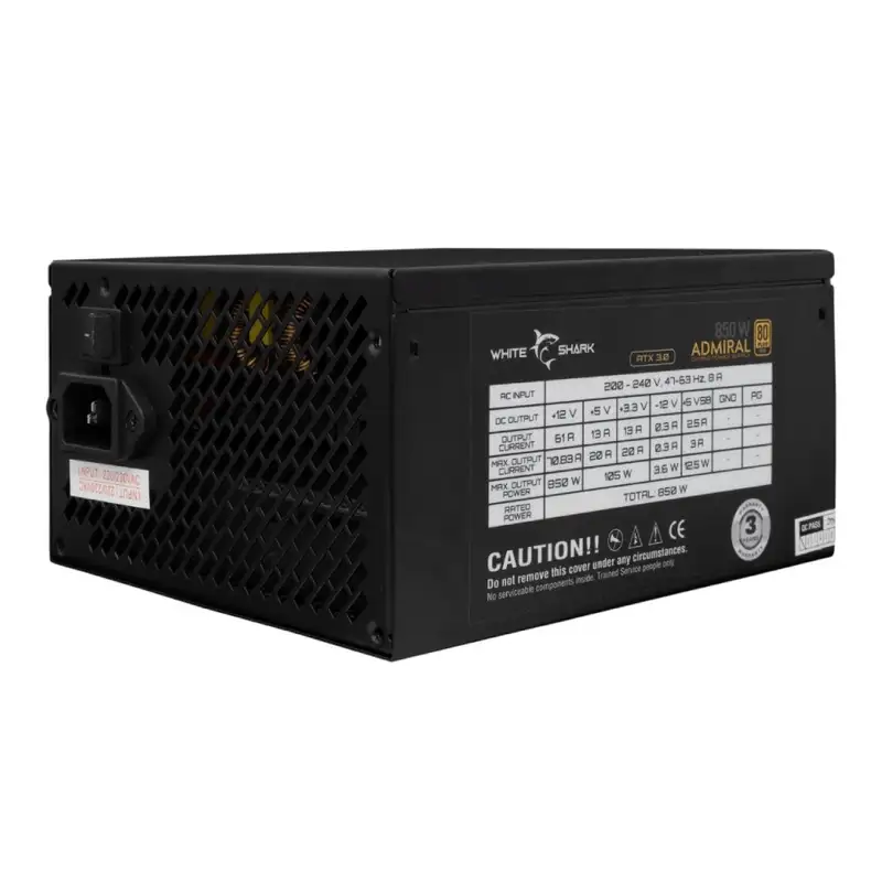 WHITE SHARK GPSU-850W ADMIRAL 850W 80+ GOLD Full Modular