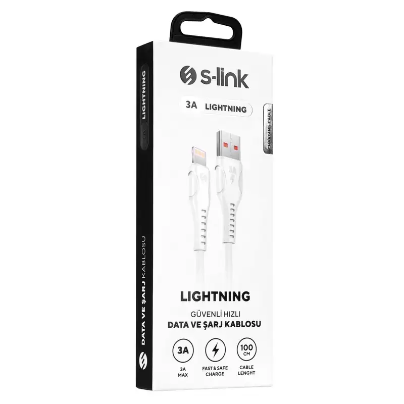 S-LINK beli data kabl 1m SL-X242 3A Lightning