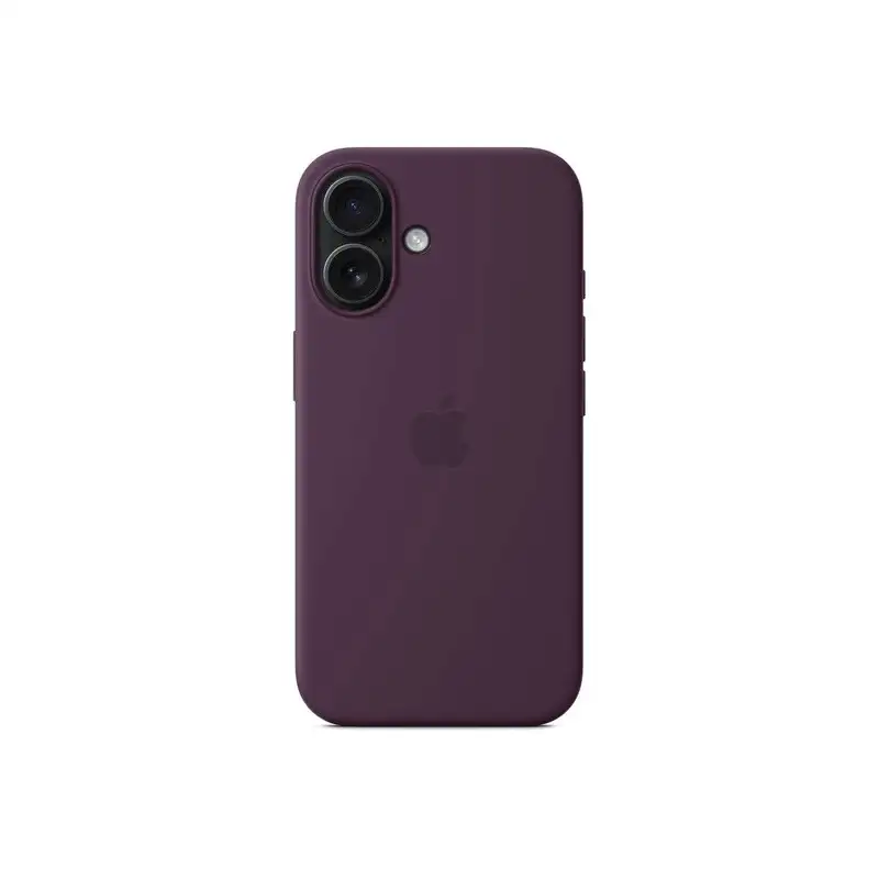 APPLE iPhone 16 Silicone Case with MagSafe Plum myy43zm / a