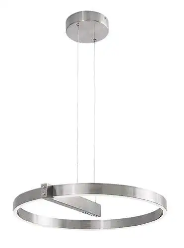 RABALUX Thrac, visilica brušeni aluminium LED 34W, 1700lm,  4000K, precnik 60cm