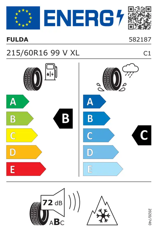 FULDA 215/60R16 99V MULTICONTROL XL
