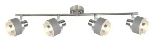 RABALUX Basil Spot E14 4X MAX 40W shrom / s oak