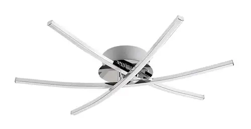 RABALUX Ciklon, led plafonska lampa hrom 21W, 1450-2250lm, 4000K IP20