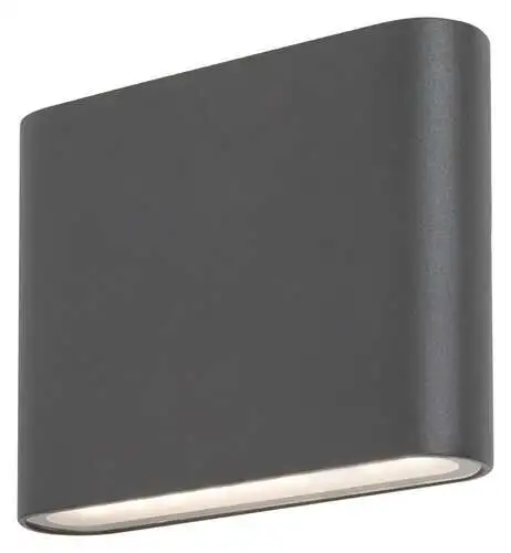 RABALUX Nesna LED2X3W tamno siva