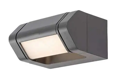 RABALUX Medna, LED spoljna zidna, aluminium antracit, 8W, 530lm (bez dif. 930lm), 3000K