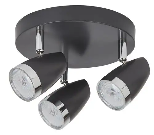 RABALUX Karen spot LED 3x4W antracit/ hrom