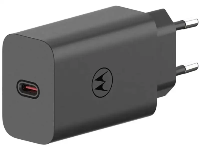 MOTOROLA 68W Turbo Power Adapter + Cable USB-C Black