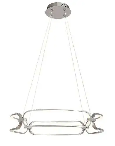 RABALUX Fringilla, visilica, srebrna aluminijumska 67W, 3750-7500lm 4000K IP20