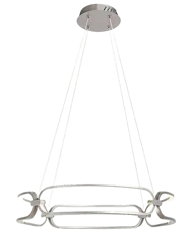 RABALUX Fringilla, visilica, srebrna aluminijumska 67W, 3750-7500lm 4000K IP20