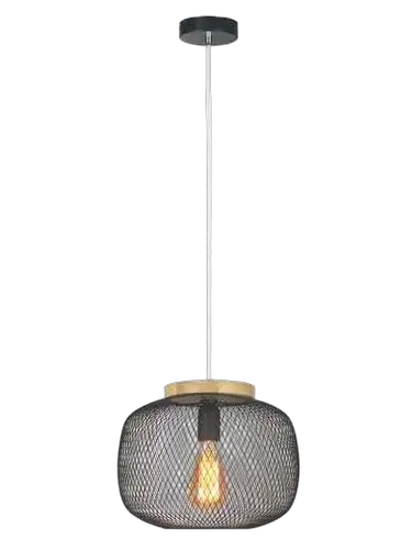 RABALUX Rupert, metal drvo visilica, E27 1× 2