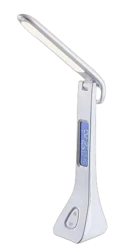 RABALUX Amato, stona LED lampa crna, dimabilna, LCD displey, sat, datum, alarm, temperatura, 7W, 4000K, visina 44cm 2