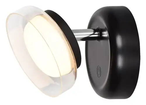 RABALUX Javi zidna lampa LED2W D10cm crna
