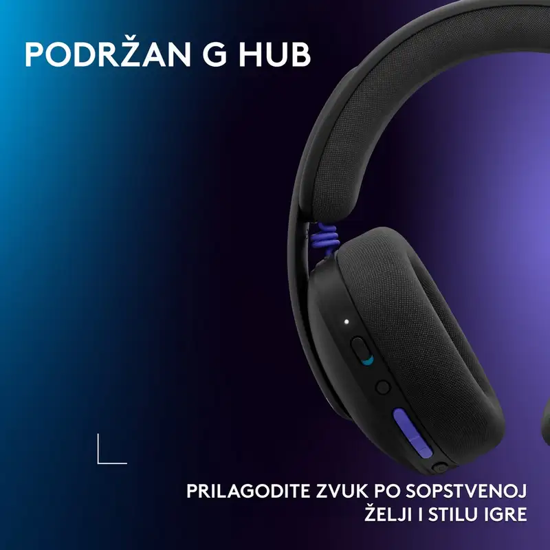 LOGITECH G325 LIGHTSPEED gejmerske bežicne slušalice crna 981-001524