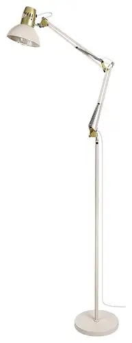RABALUX Aristeo, podna lampa E27, metal bež/zlatna