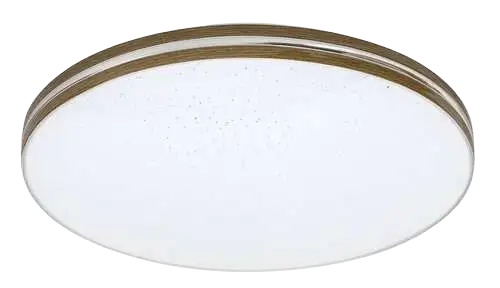 RABALUX Oscar2, LED 18W, 1170lm, 3000K, 33x33cm, zvezdasta, braon prsten