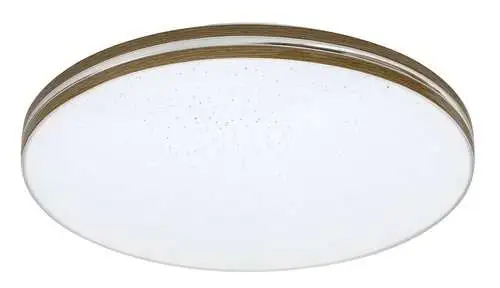 RABALUX Oscar2, LED 18W, 1170lm, 3000K, 33x33cm, zvezdasta, braon prsten