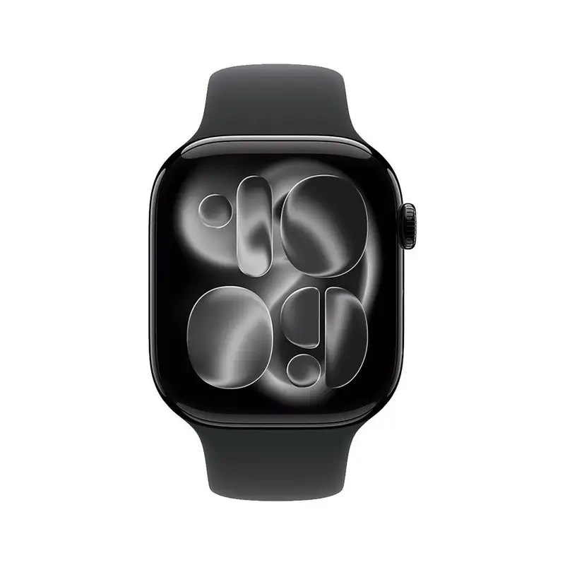 APPLE Watch S11 Cellular 42mm Jet Black Aluminium Case with Black Sport Band - M/L mf854rk/a