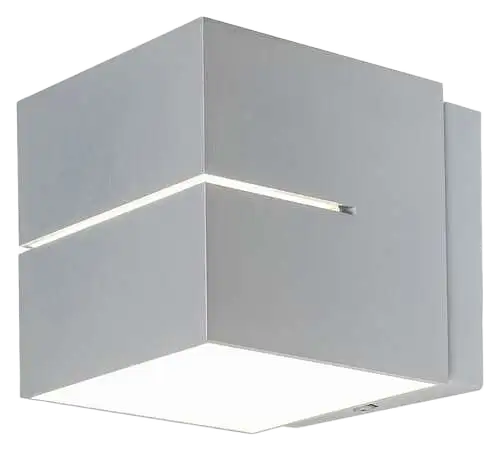 RABALUX Kaunas, unutrašnja metalna zidna lampa indirektno, G 2