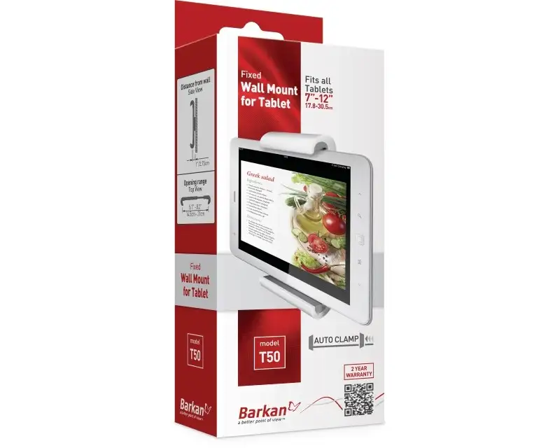 BARKAN Univerzalni zidni nosac za tablet 7"- 12"