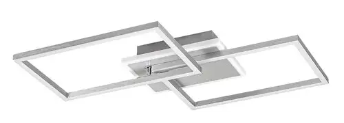 RABALUX Athelstan, LED plafonska lampa, srebrna 40W 2900lm-4300lm, 4000K