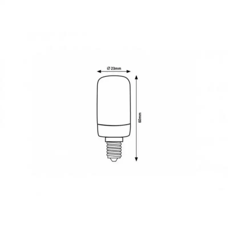 RABALUX Filament LED sijalica E14 T20, 2W, 140lm, 2700K