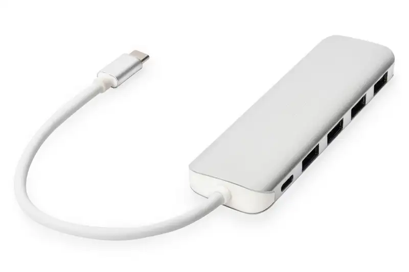DIGITUS USB-C hub 4 USB 3.0 porta + PD