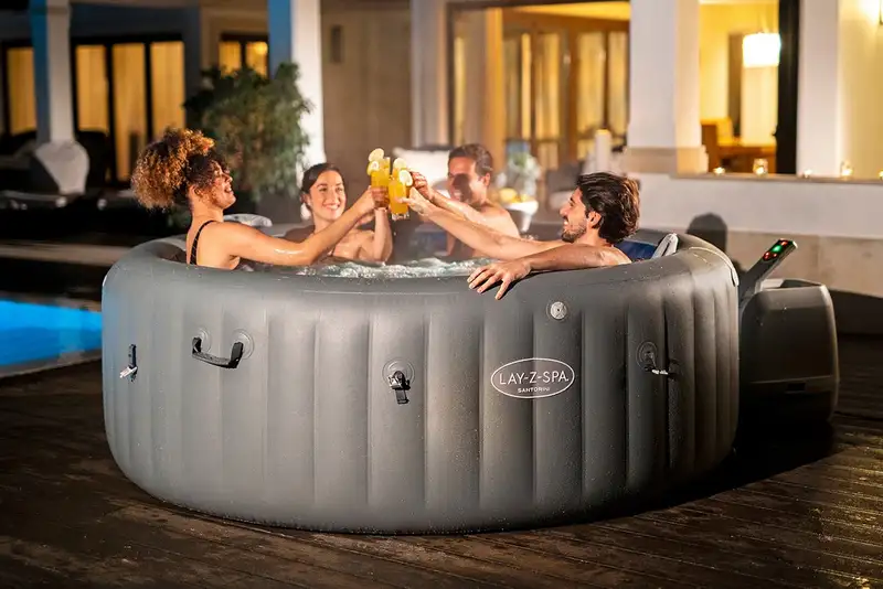BEST WAY Hidromasazni Bazen Lay-Z-Spa Santorini HidroJet Pro