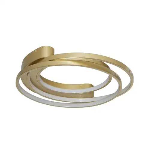 RABALUX Holize, plafonska zlatna LED 50W, 3400lm, 4000K, 51x45cm