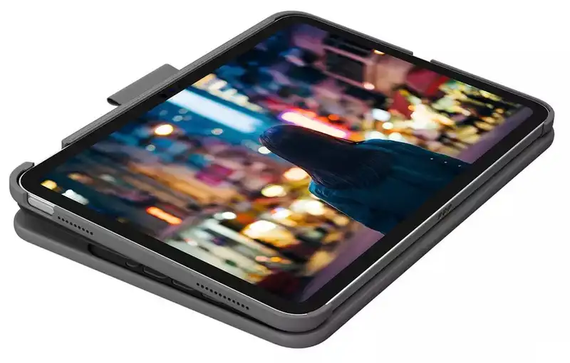 Logitech Slim Folio Keyboard Case for iPad (10th gen) - Grey - UK