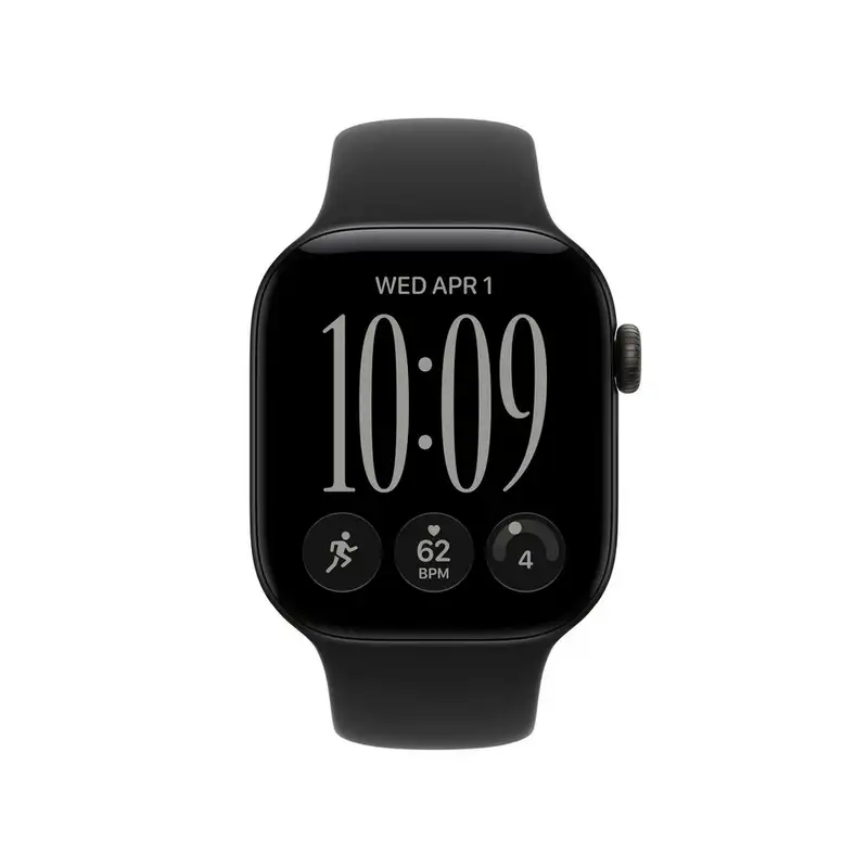 APPLE Watch S12 GPS 42mm Black Aluminium Case with Black Sport Band - S/M mjea4wf/a
