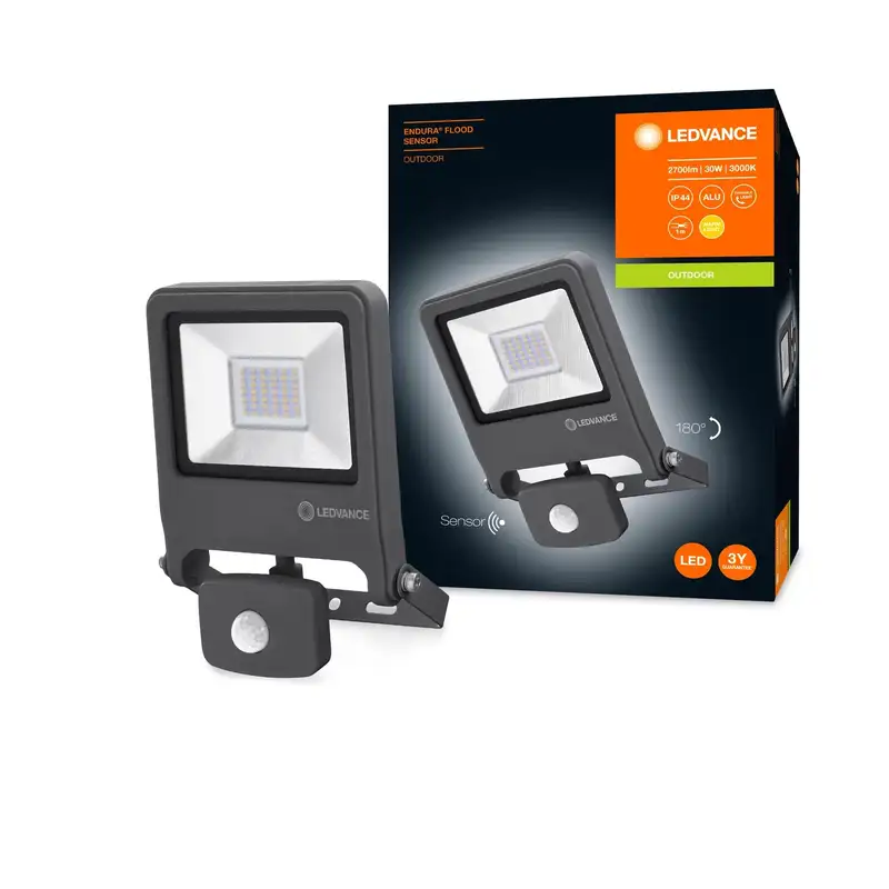 LEDVANCE  LED reflektor Flood 30W 3000k t. sivi