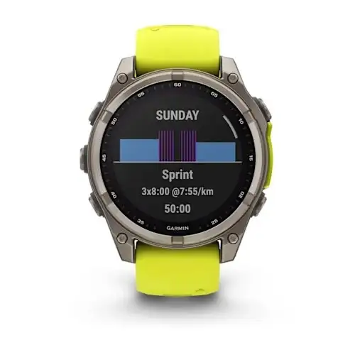 GARMIN Fenix 8 47mm Sapphire Solar Yellow