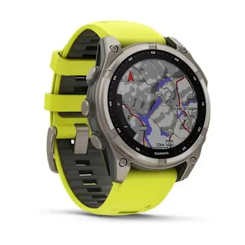 GARMIN Fenix 8 47mm Sapphire Solar Yellow