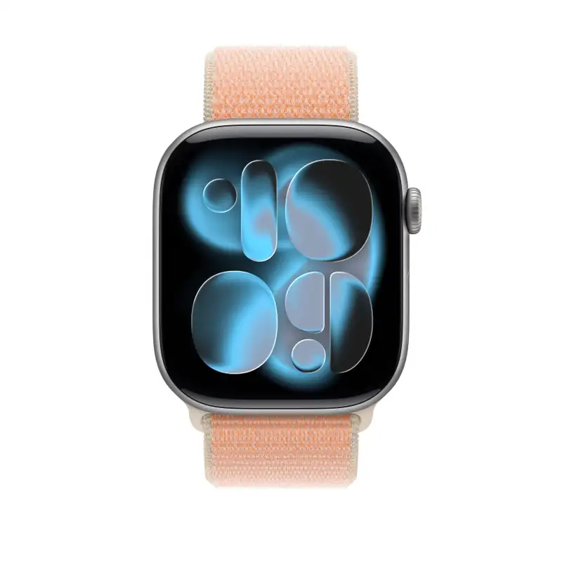APPLE Watch 46mm Sport Loop: Bright Guava Sport Loop (SEASONAL) mhyw4zm/a