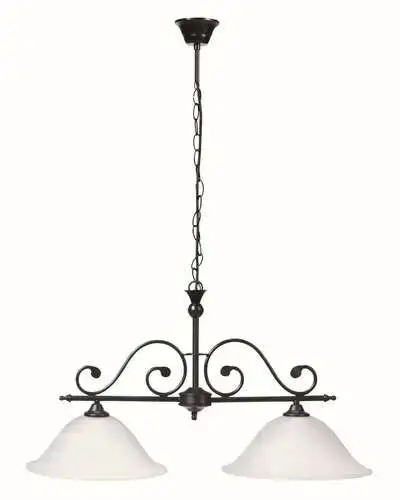 RABALUX Dorothea  visilica E27 2x60W m. crno