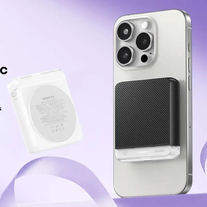 REMAX Power bank 10000mAh 20W Wireless White RPP-9
