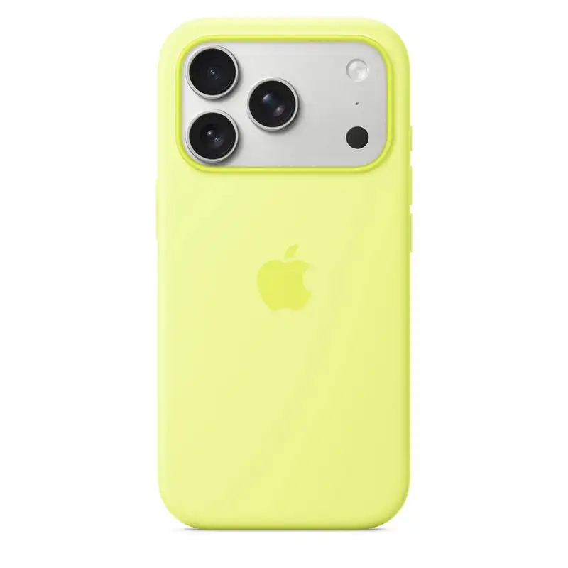 APPLE iPhone 17 Pro Silicone Case with MagSafe – Neon Yellow mgff4zm/a