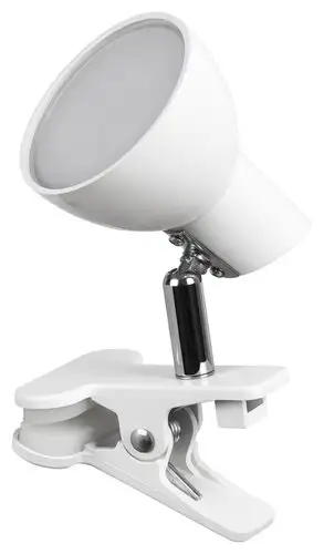 RABALUX Noah, clip lamp, bela,  LED 5W