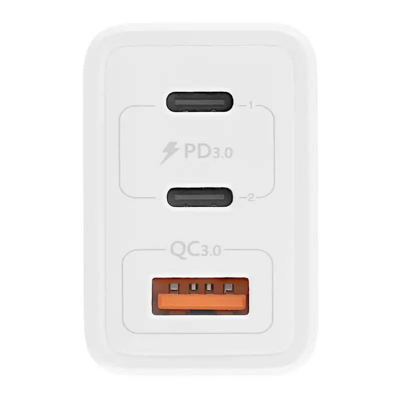 TNB CHGAN65W ZIDNI PUNJAC 65W, USB-C X 2 + USB-A QC 3.0