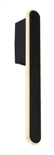 RABALUX Sindri, zidna crna LED 12W, 750lm, DIP switch 3000-4000K, 38cm, Designed by Rabalux