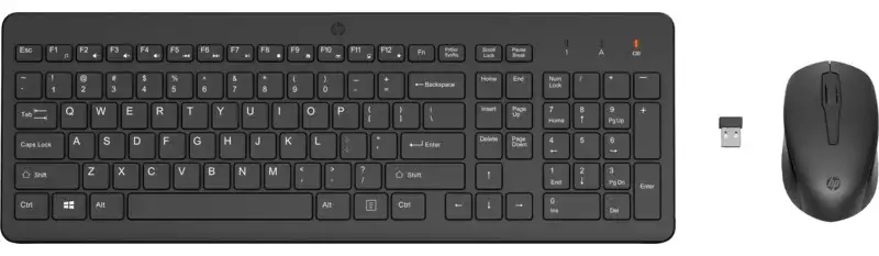 HP 330 2V9E6AA YU Black Wireless Bezicni Set