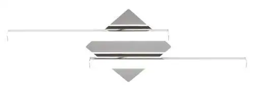RABALUX Antonia plafonska lampa LED 2x12W hrom IP44